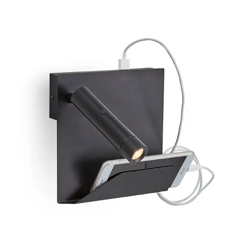 Półka z ładowarką USB C